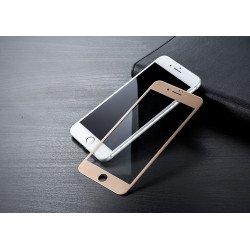 iPhone 7 Plus 3D Full Edge Cover Tempered Glass Screen Protector (Glass Champagne Gold)